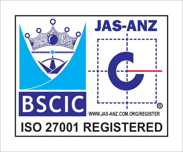 ISO 27001 certification badge