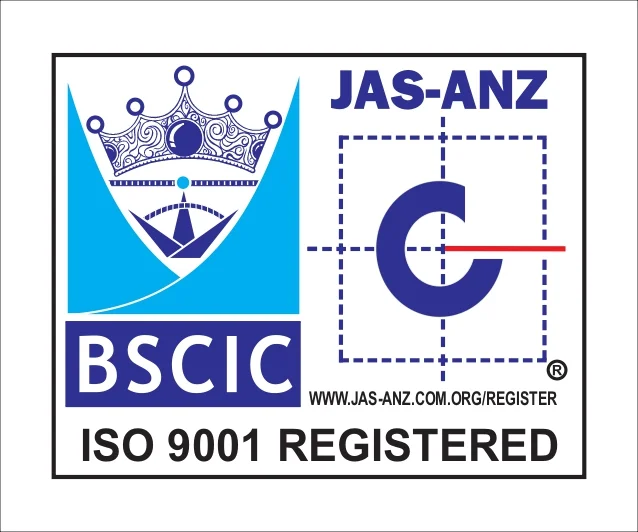 ISO 9001 certification badge